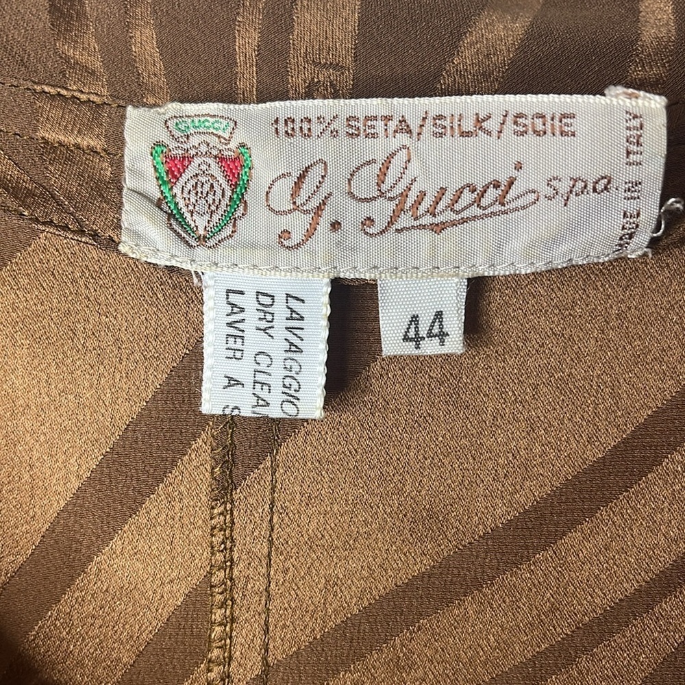 GUCCI 1972 SILK DRESS JAWDROPPING!! - Picture 2 of 14